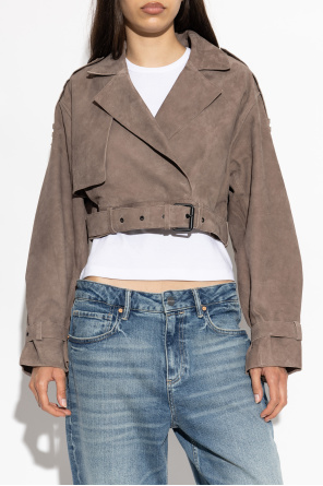 AllSaints Chaqueta de ante "Ophelia"