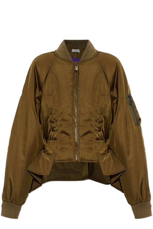 Bomber jacket with basque od Balmain