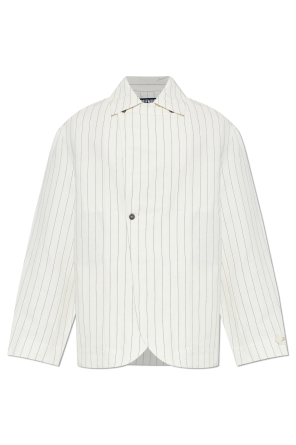 Pinstripe Pattern Blazer