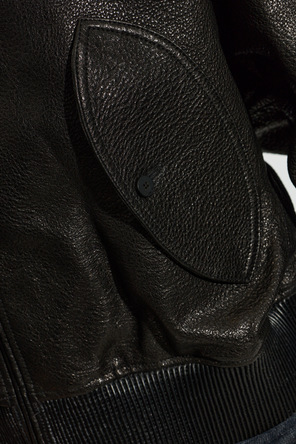 Jacquemus Leather jacket ‘Losange’