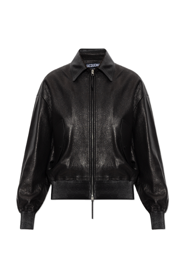 Leather jacket ‘Losange’ od Jacquemus