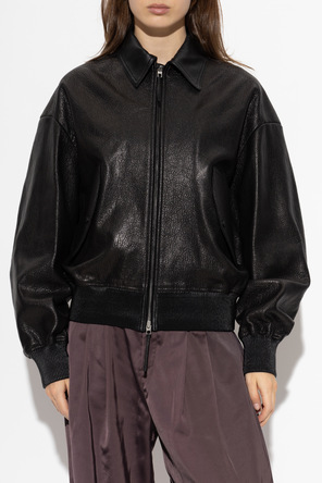 Jacquemus Skórzana Jacke „Losange“