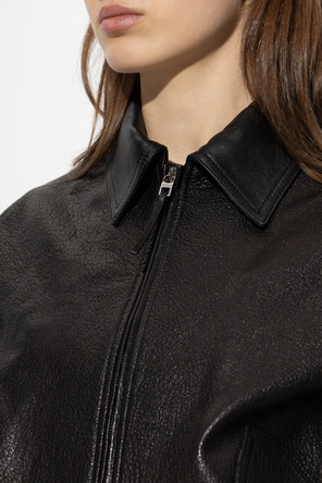 Jacquemus Skórzana Jacke „Losange“