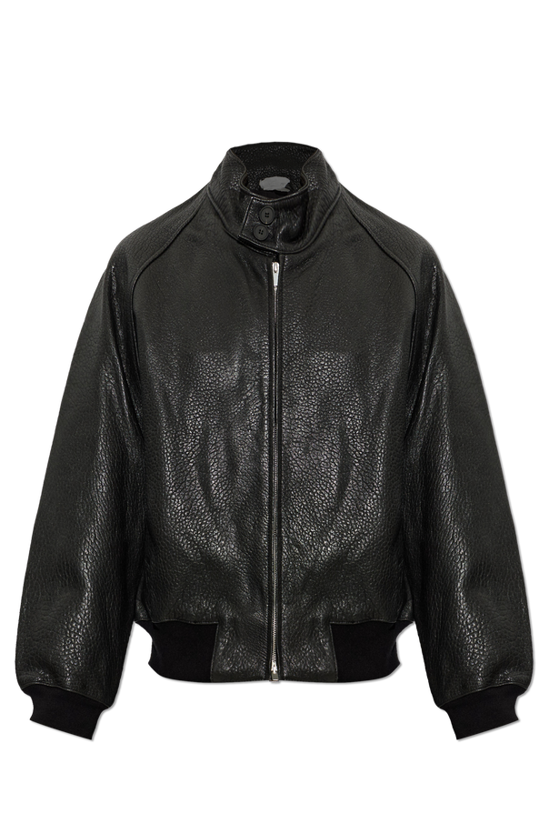 Studio Nicholson Leather jacket 'Over'