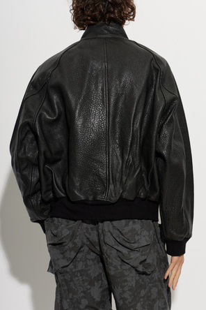 Studio Nicholson Leather jacket 'Over'