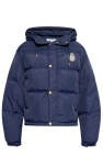 Sporty & Rich NAVY BLUE Puffer jacket from the Countryside collection