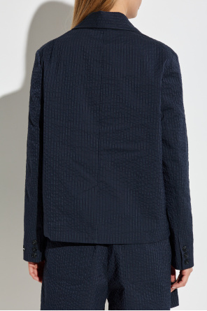 Maison Kitsuné Marynarka ze wzorem w prążki