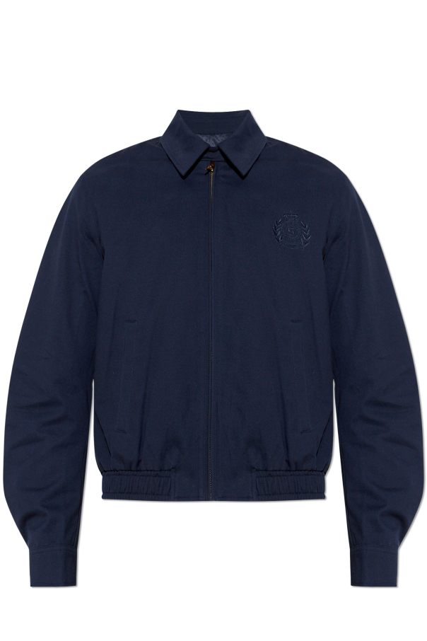 Jacket with embroidered logo od Sporty & Rich
