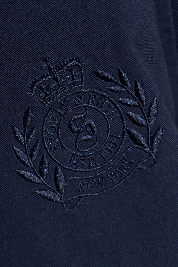 Sporty & Rich Chaqueta con logo bordado