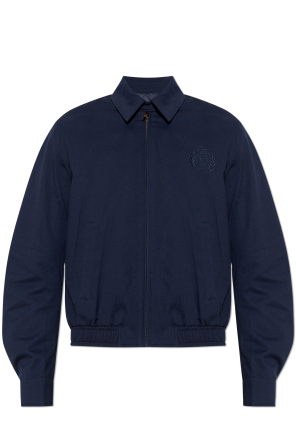 Jacket with embroidered logo