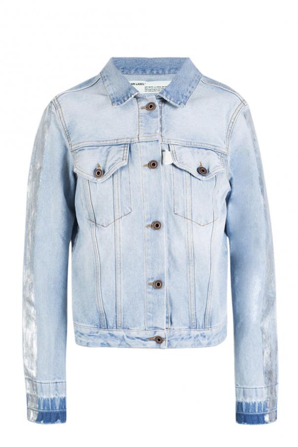 off white denim jacket sizing