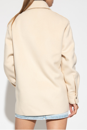 Off-White Wool collar shirt