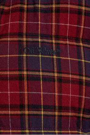 Off-White Gefütterte karierte Jacke