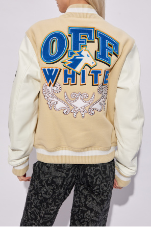 Off-White Kurtka typu ‘varsity’