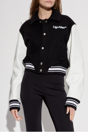 Off-White Jacket with leather sleeves