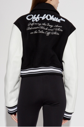 Off-White Jacket with leather sleeves