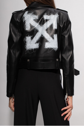 Off-White Leather biker jacket