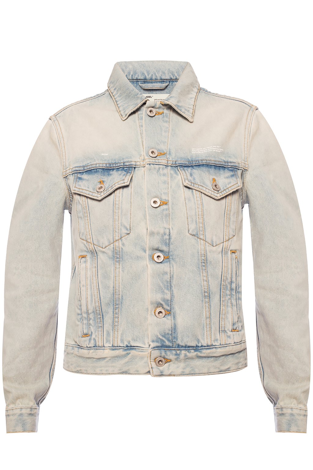 roman white denim jacket