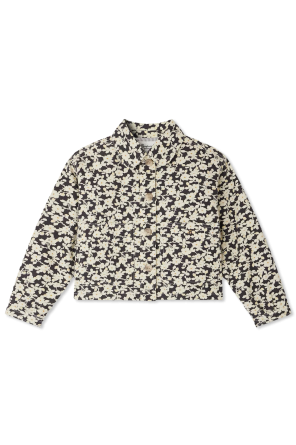 Jacket with floral motif
