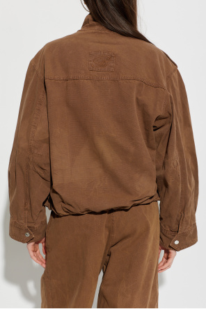 Blumarine Cotton jacket with epaulettes