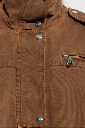 Blumarine Cotton jacket with epaulettes