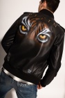 Philipp Plein Biker jacket with logo