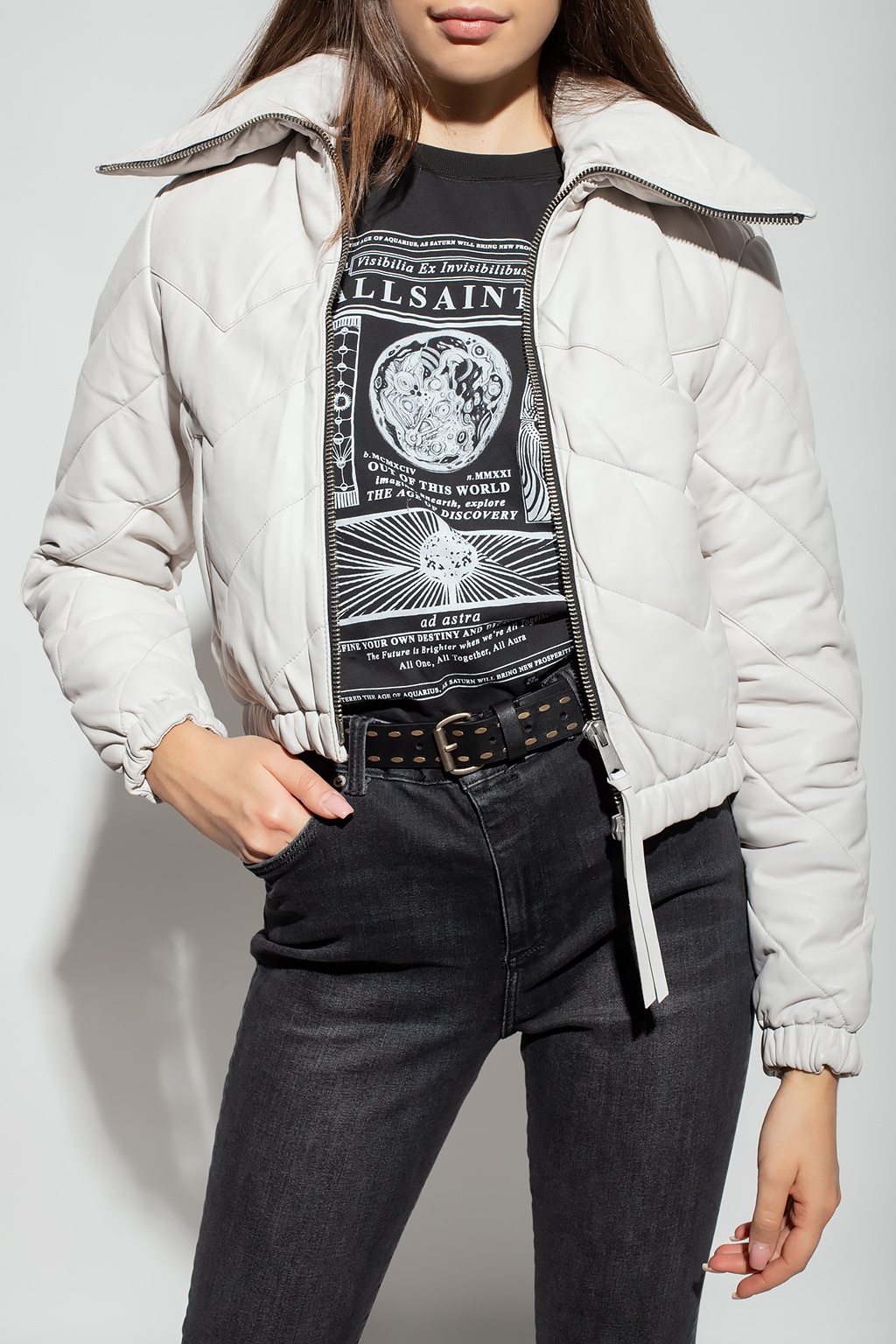 AllSaints ‘Paislee’ leather jacket