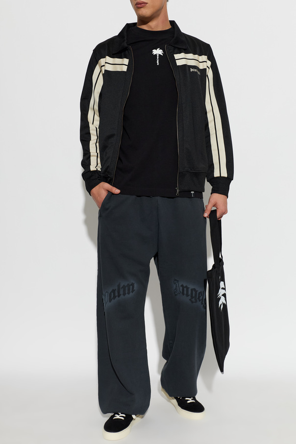 Palm Angels Palm Angels zip-up sweatshirt with embroidered logo