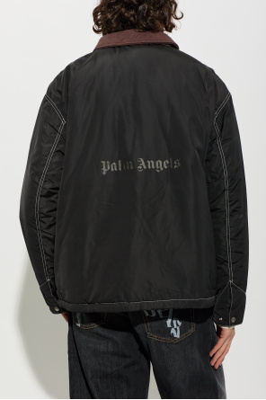Palm Angels Padded jacket with appliquéd logo