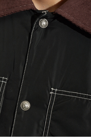 Palm Angels Padded jacket with appliquéd logo