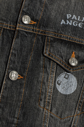 Palm Angels Vintage-effect denim jacket
