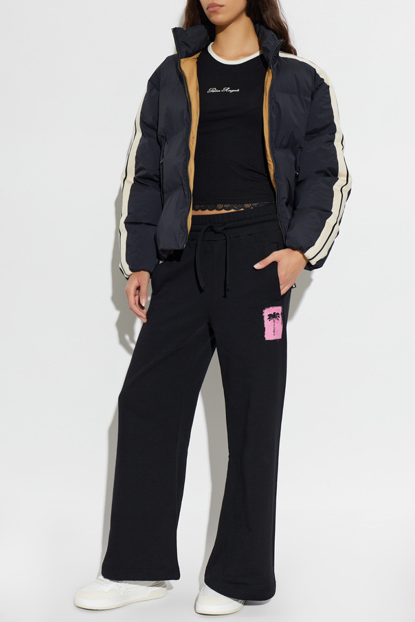 Palm Angels Padded jacket with a stand-up collar