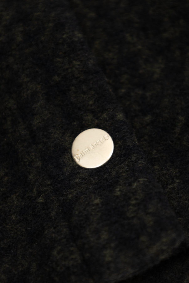 Palm Angels Kids Shirt with houndstooth pattern