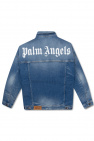 Palm Angels Kids Denim jacket with logo