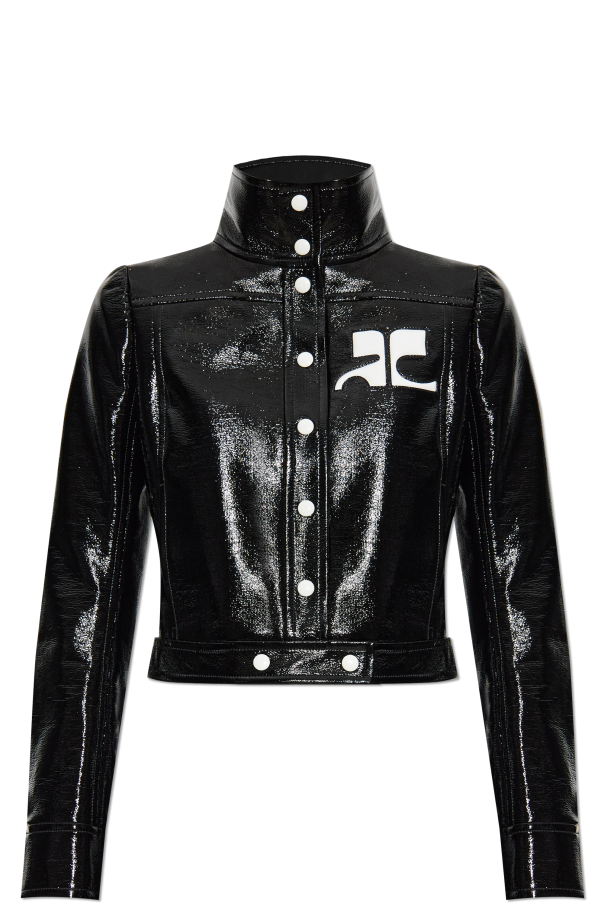 Jacket with logo od Courrèges