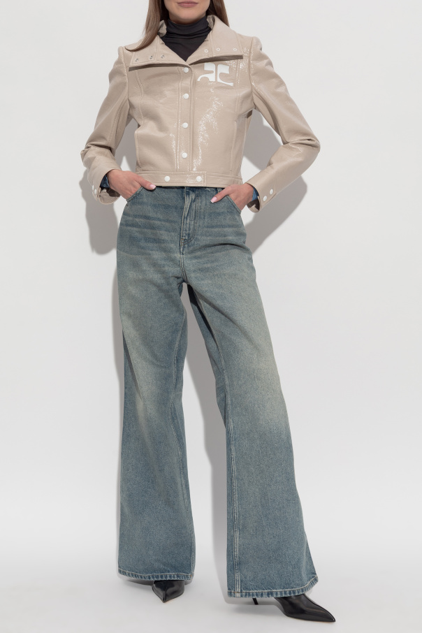 Courrèges Jacke mit Logo