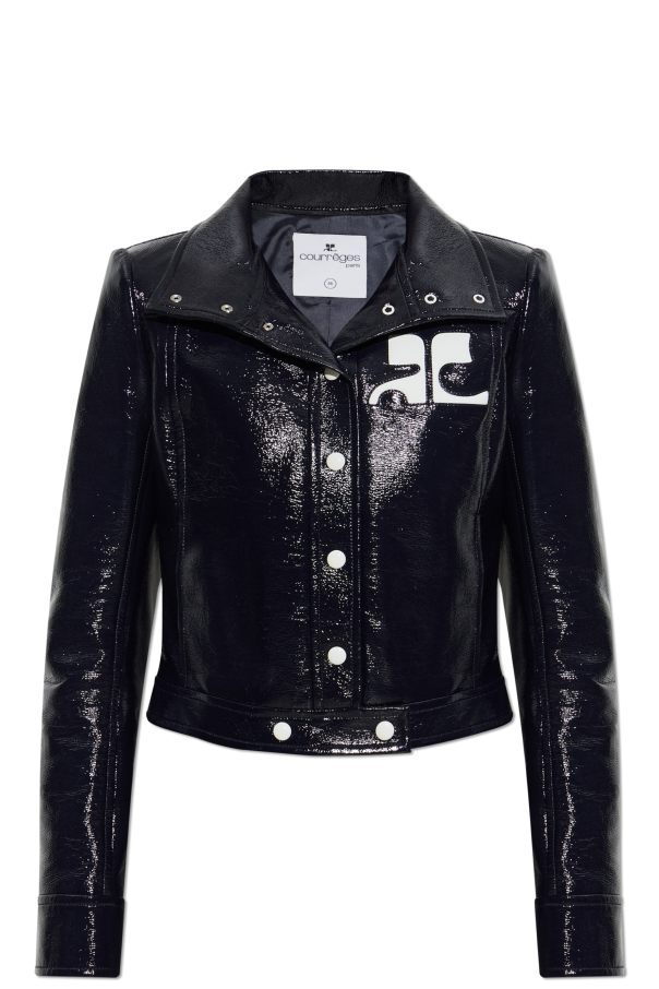 Jacket with logo od Courrèges