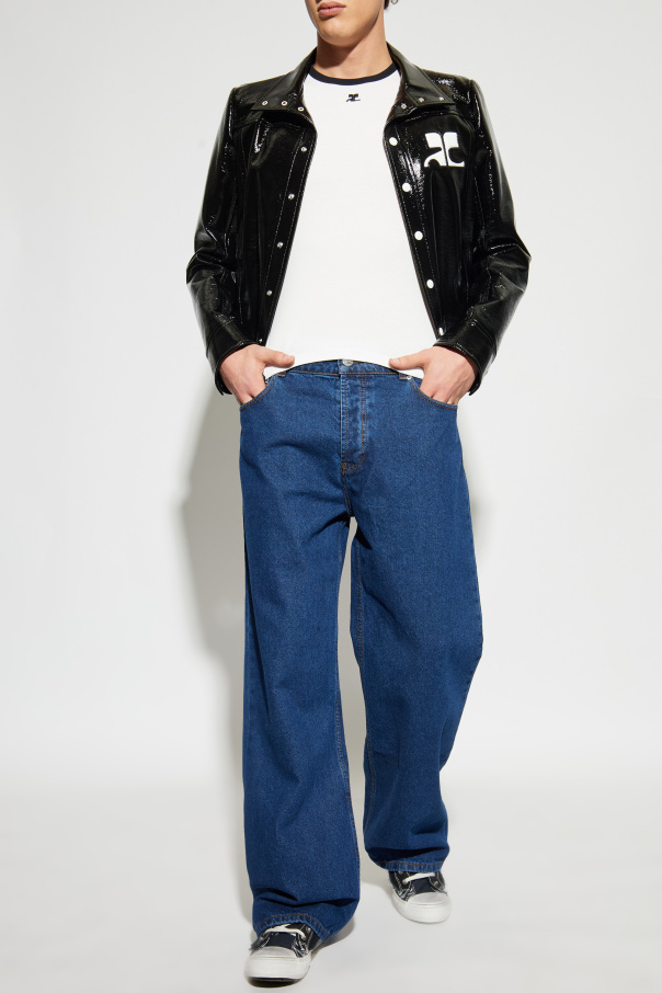 Courrèges Chaqueta con logo