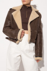 The Mannei ‘Petra’ cropped shearling jacket