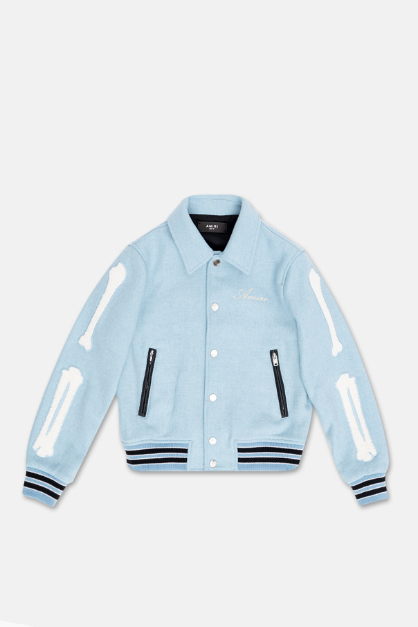 Amiri Kids Wool jacket with logo