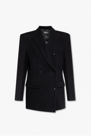Emporio Armani stand-up collar zip-up lightweight jacket