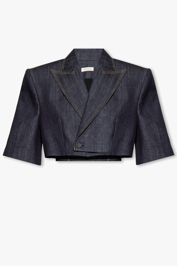 ‘aspos’ cropped blazer od The Mannei