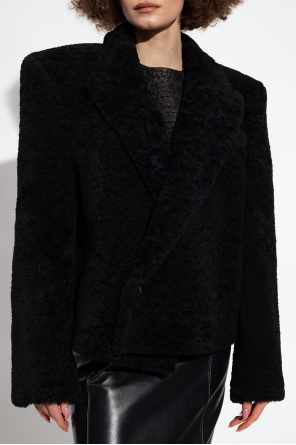 The Mannei ‘Bert’ cropped shearling jacket