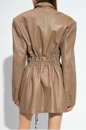 The Mannei ‘Irbid’ leather dress