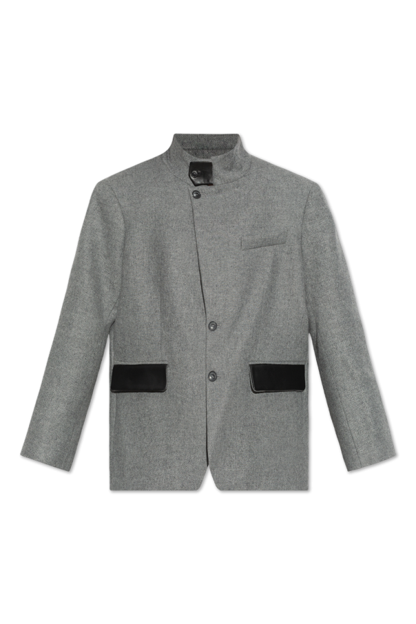 The Mannei Blazer with herringbone pattern