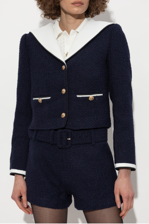 Self-Portrait Jacket with collar