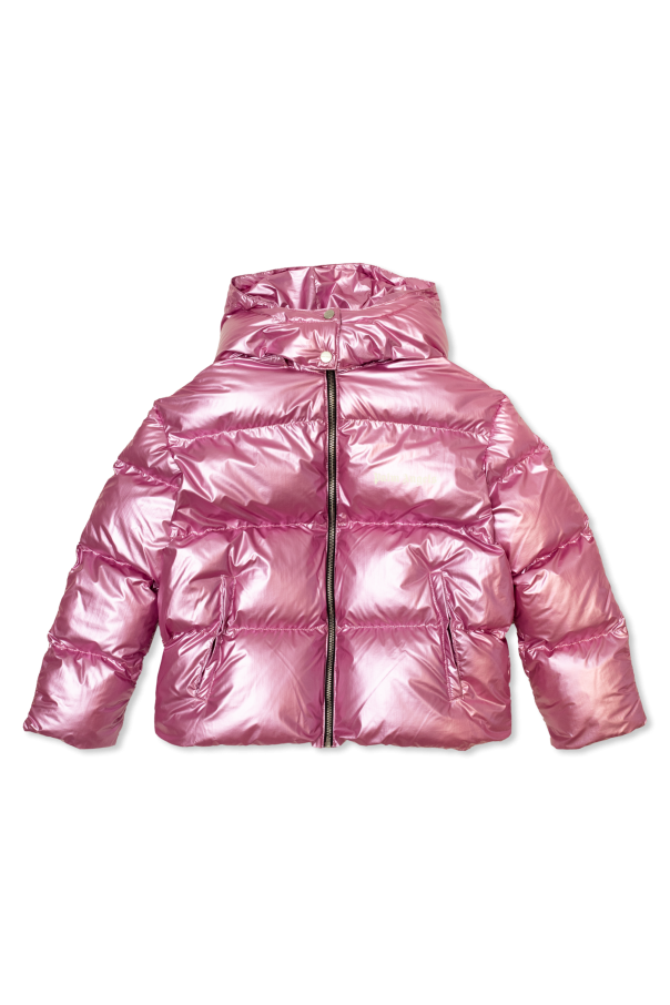 Palm Angels Kids Jacket with detachable hood