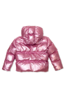 Palm Angels Kids PINK Jacket with detachable hood
