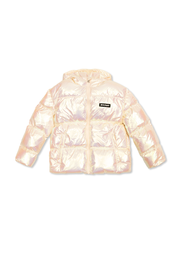 Insulated jacket with a shiny effect od Palm Angels Kids