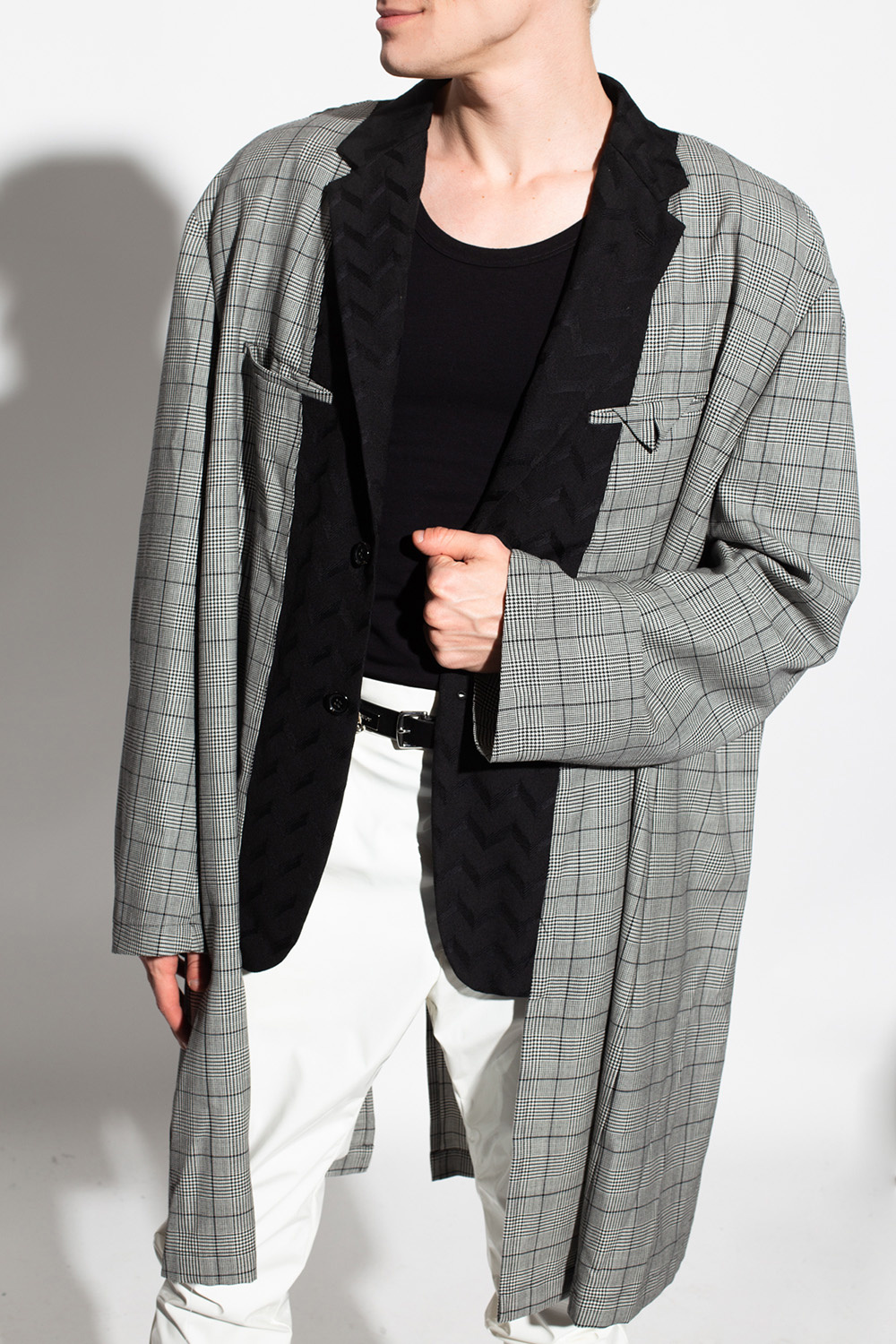 Comme des Garcons Homme Plus Checked coat